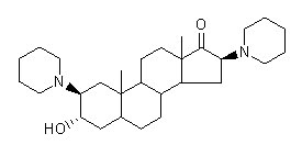 (2b,3a,16b,17b)-2,16-di-1-piperidinyl-Androstane-3-hydroxyl-17-ketone